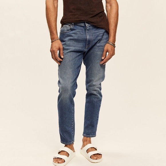 NWT SER.O.YA Men's DIEGO TAPERED CROPPED JEAN Maguire - Picture 1 of 9